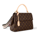 Louis Vuitton Cluny BB Monogram Handbag - Brown