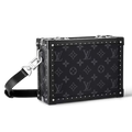 Louis Vuitton Clutch Box Bag - Monogram Eclipse Black