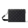 Louis Vuitton Clutch Box Bag - Monogram Eclipse Black