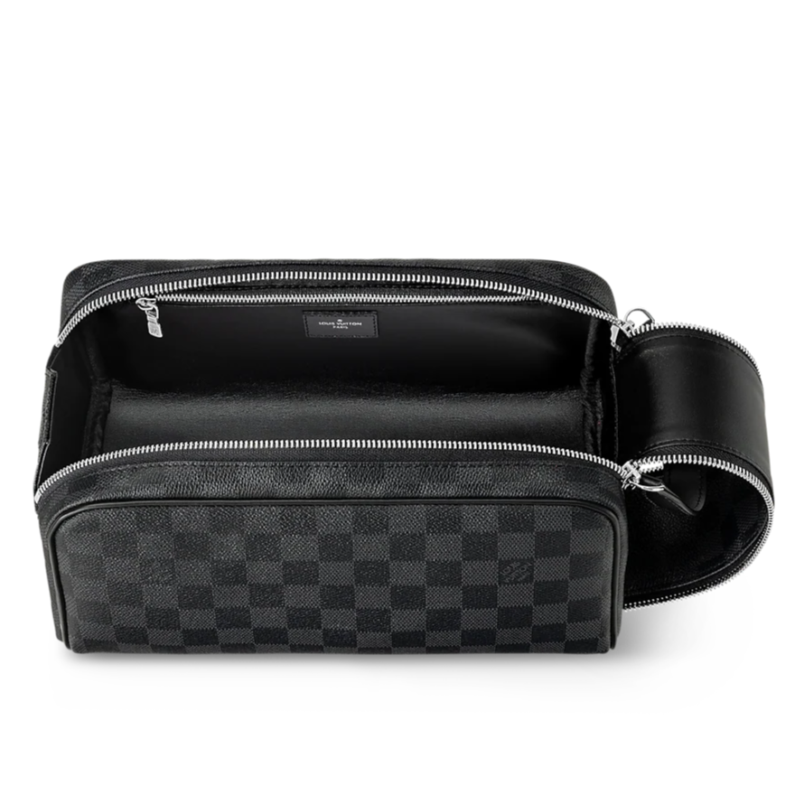 Louis Vuitton Dopp Kit Toilet Pouch - Damier Graphite