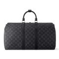 Louis Vuitton Keepall Bandoulière 50 Duffle Bag - Black