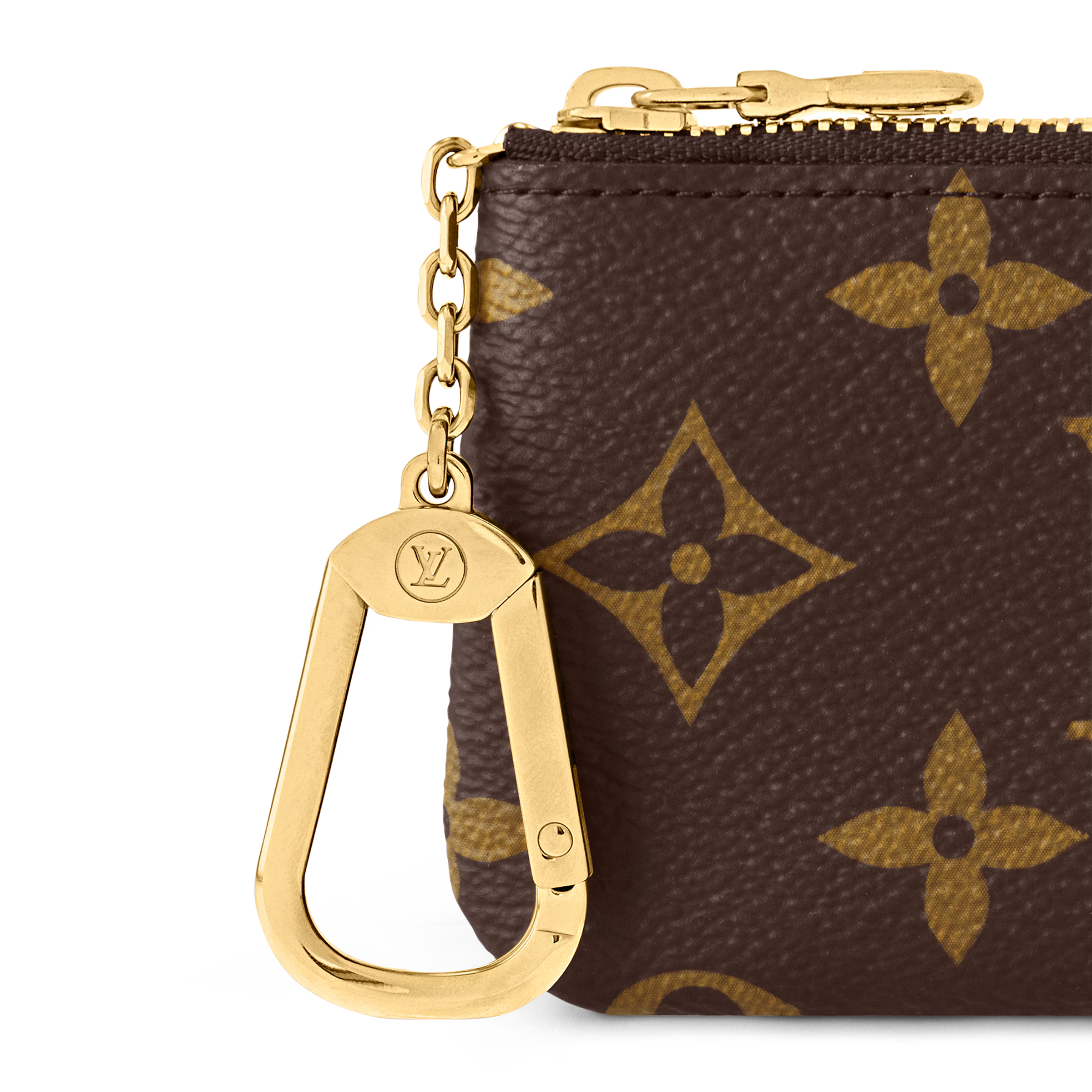 Louis Vuitton Monogram Key Pouch - Brown
