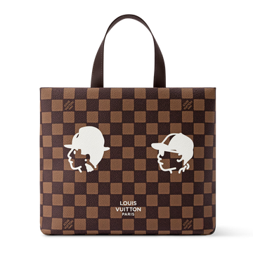 Louis Vuitton Damier Ebene Mini Shopper Tote – Brown