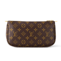 Louis Vuitton Mongram Canvas Multi Pochette Accessoires Crossbody Bag - Khaki
