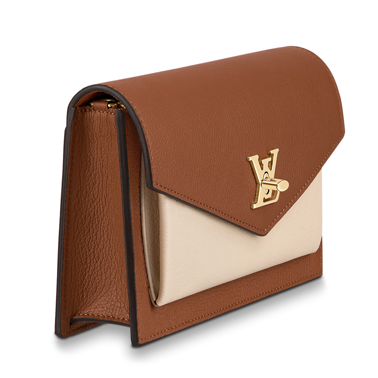 Louis Vuitton Mylockme Chain Pochette Shoulder Bag - Chataigne