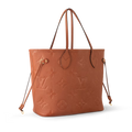 Louis Vuitton Empreinte Monogram Giant Neverfull MM Tote Bag - Cognac