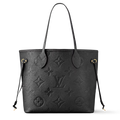 Louis Vuitton Empreinte Monogram Giant Neverfull MM Tote Bag - Black