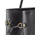 Louis Vuitton Empreinte Monogram Giant Neverfull MM Tote Bag - Black