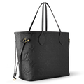 Louis Vuitton Empreinte Monogram Giant Neverfull MM Tote Bag - Black