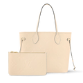 Louis Vuitton Neverfull MM Tote Bag - Cream