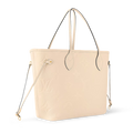 Louis Vuitton Neverfull MM Tote Bag - Cream