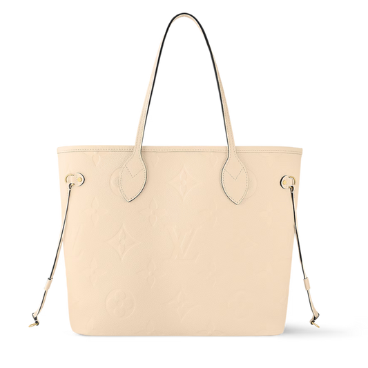 Louis Vuitton Neverfull MM Tote Bag - Cream