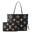 Louis Vuitton Neverfull MM Tote Bag - Black