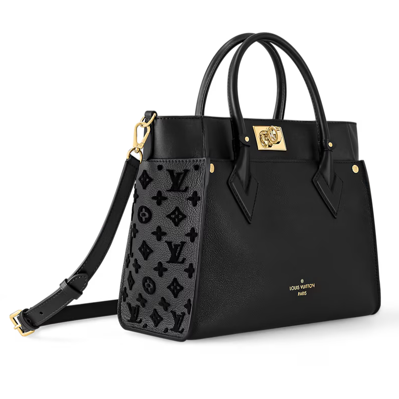 Louis Vuitton On My Side MM Handbag - Navy Blue