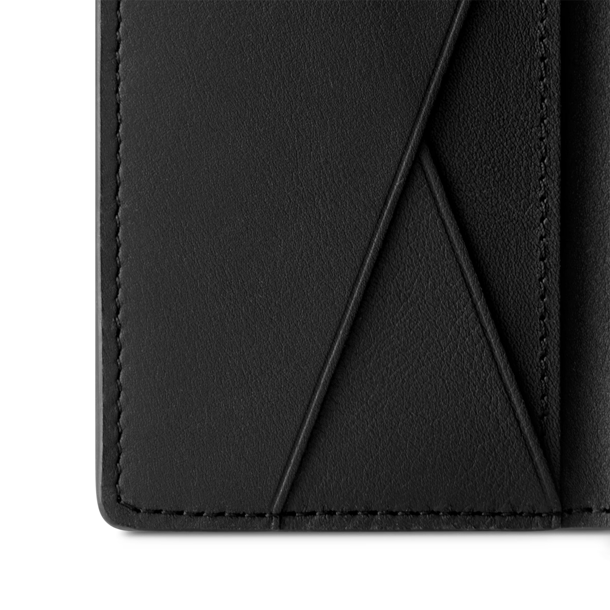 Louis Vuitton Monogram Shadow Leather Pocket Organizer Wallet - Black