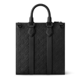 Louis Vuitton Taurillon Monogram Sac Plat Cross Bag - Black