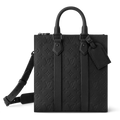 Louis Vuitton Taurillon Monogram Sac Plat Cross Bag - Black