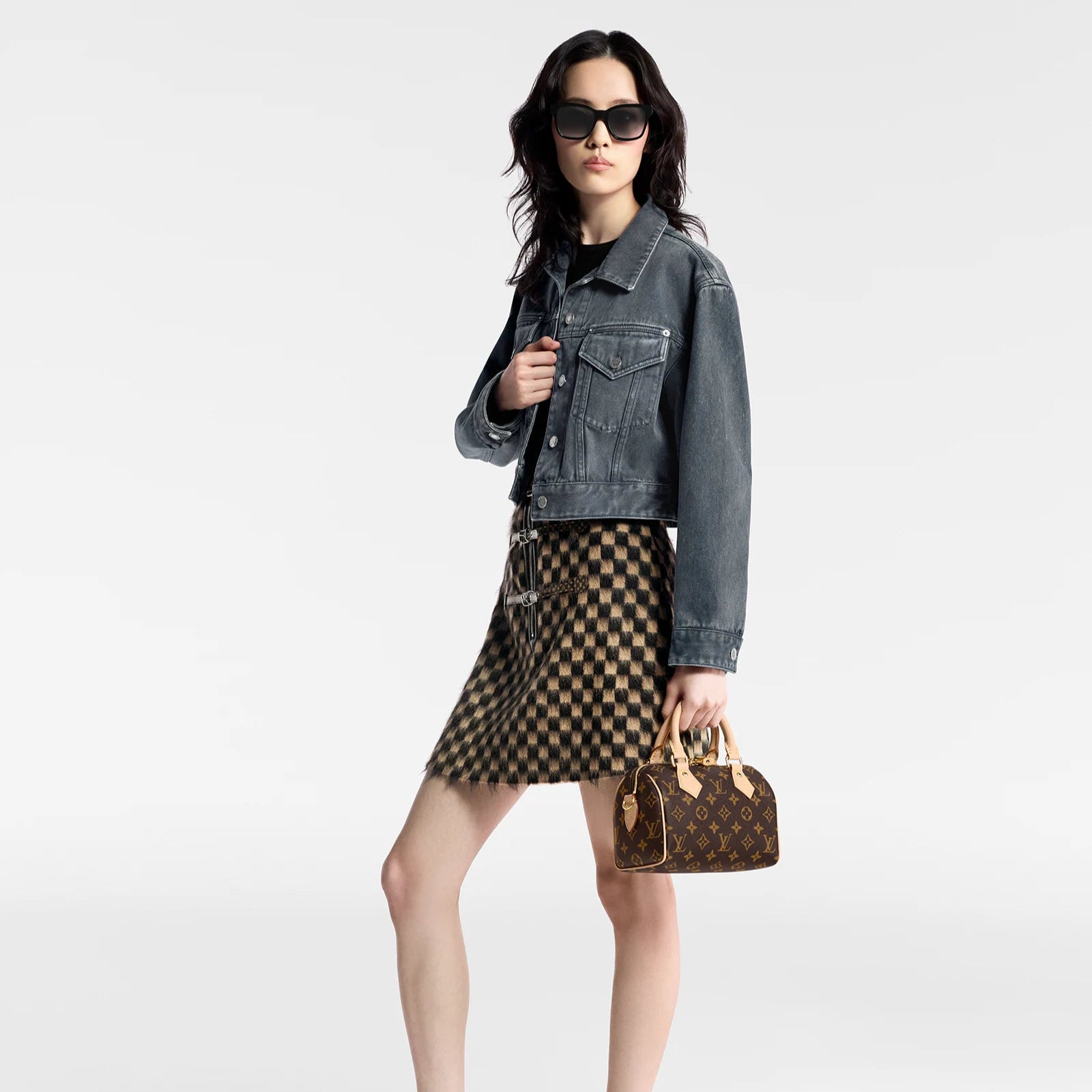 Louis Vuitton Speedy Bandoulière 20 Handbag - Beige