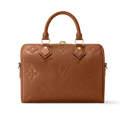 Louis Vuitton Empreinte Monogram Speedy Bandoulière 25 Handbag - Cognac
