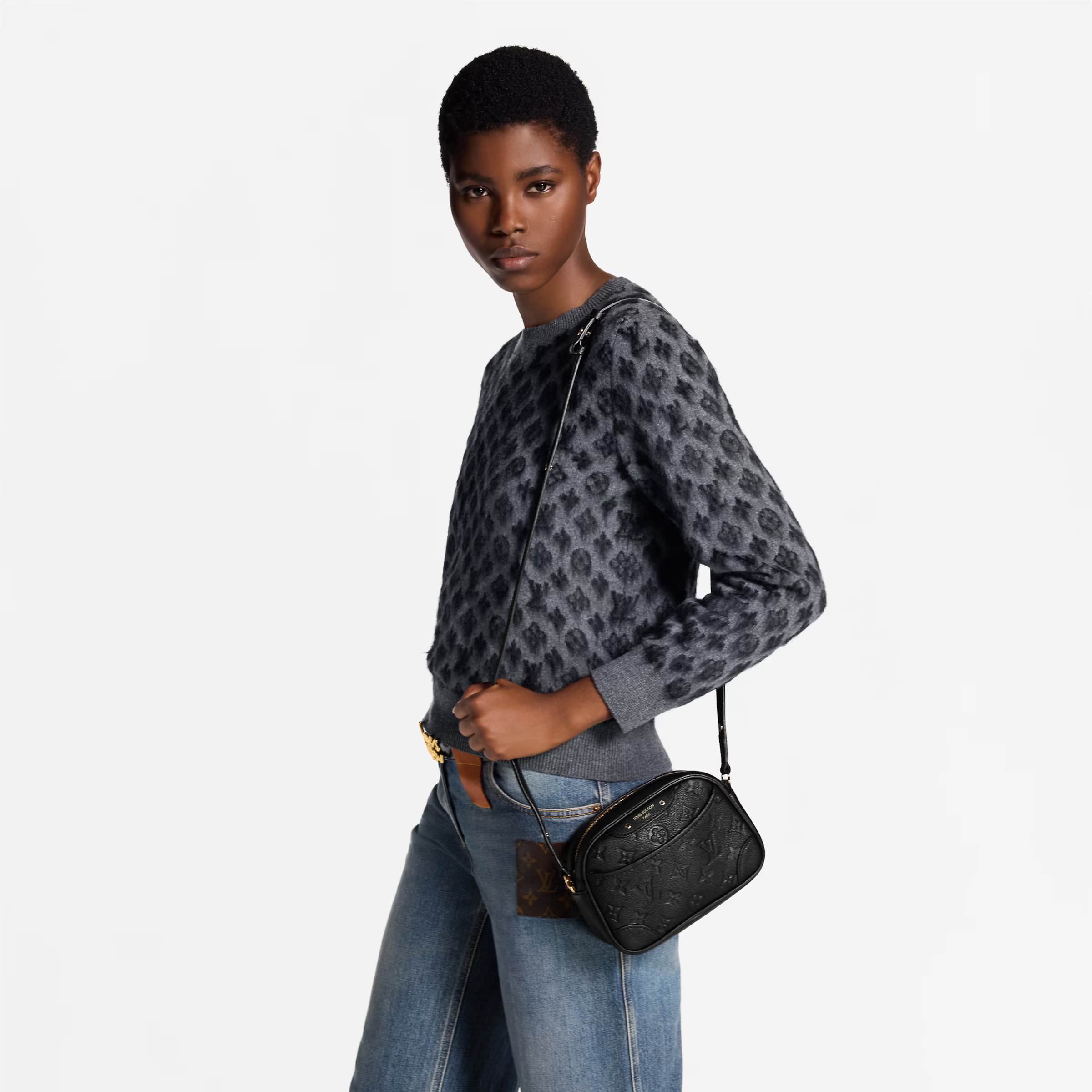 Louis Vuitton Tiny Camera Crossbody Bag – Black