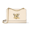 Louis Vuitton Twist MM Chain Bag - Quartz White
