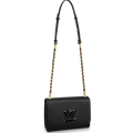 Louis Vuitton Twist MM Shoulder Chain Bag - Black