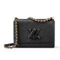 Louis Vuitton Twist MM Shoulder Chain Bag - Black