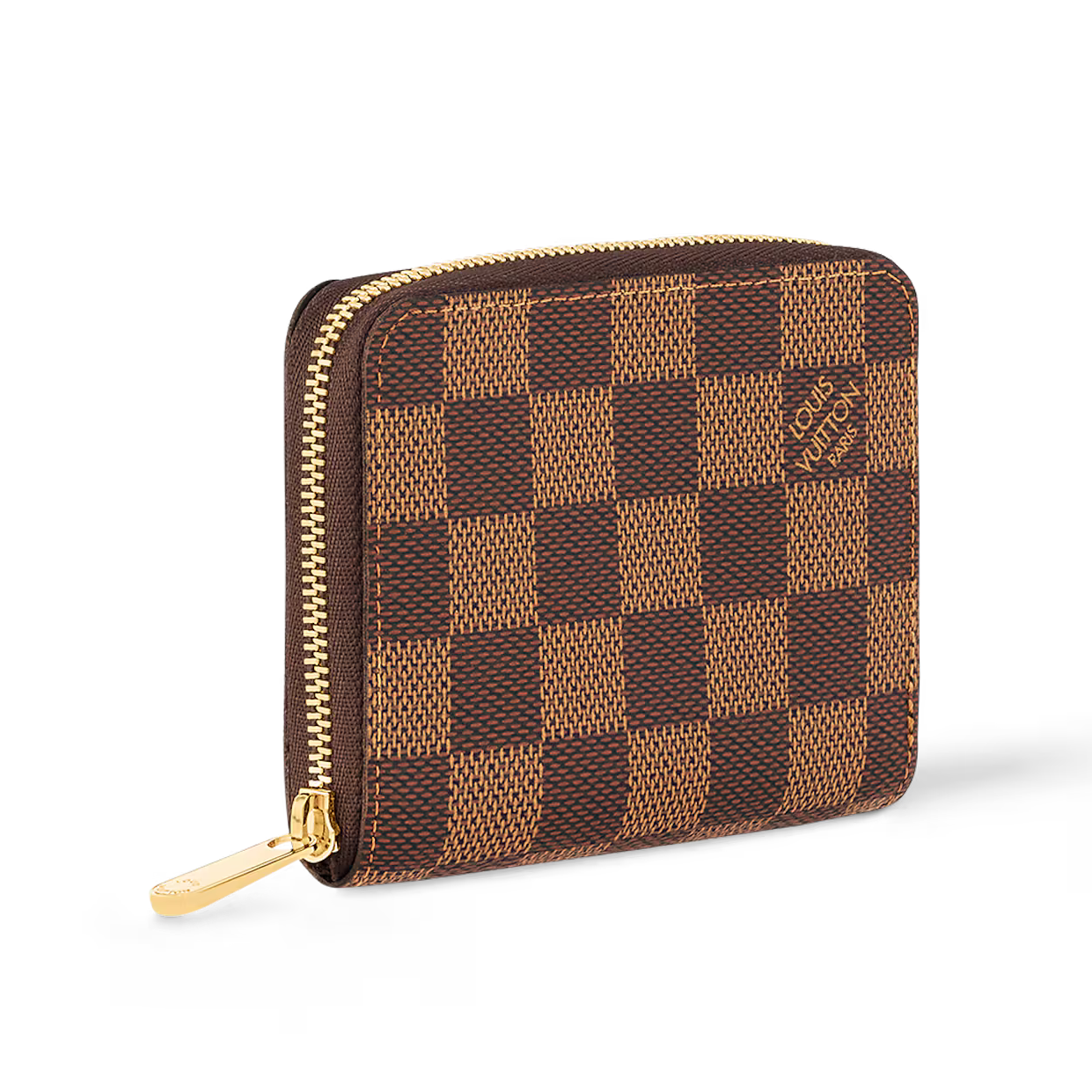 Louis Vuitton Damier Ebene Zippy Coin Purse - Brown