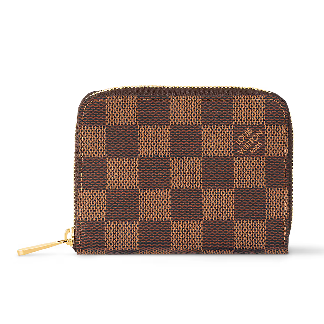 Louis Vuitton Damier Ebene Zippy Coin Purse - Brown