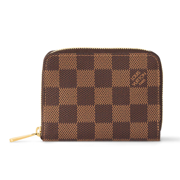 Louis Vuitton Damier Ebene Zippy Coin Purse - Brown