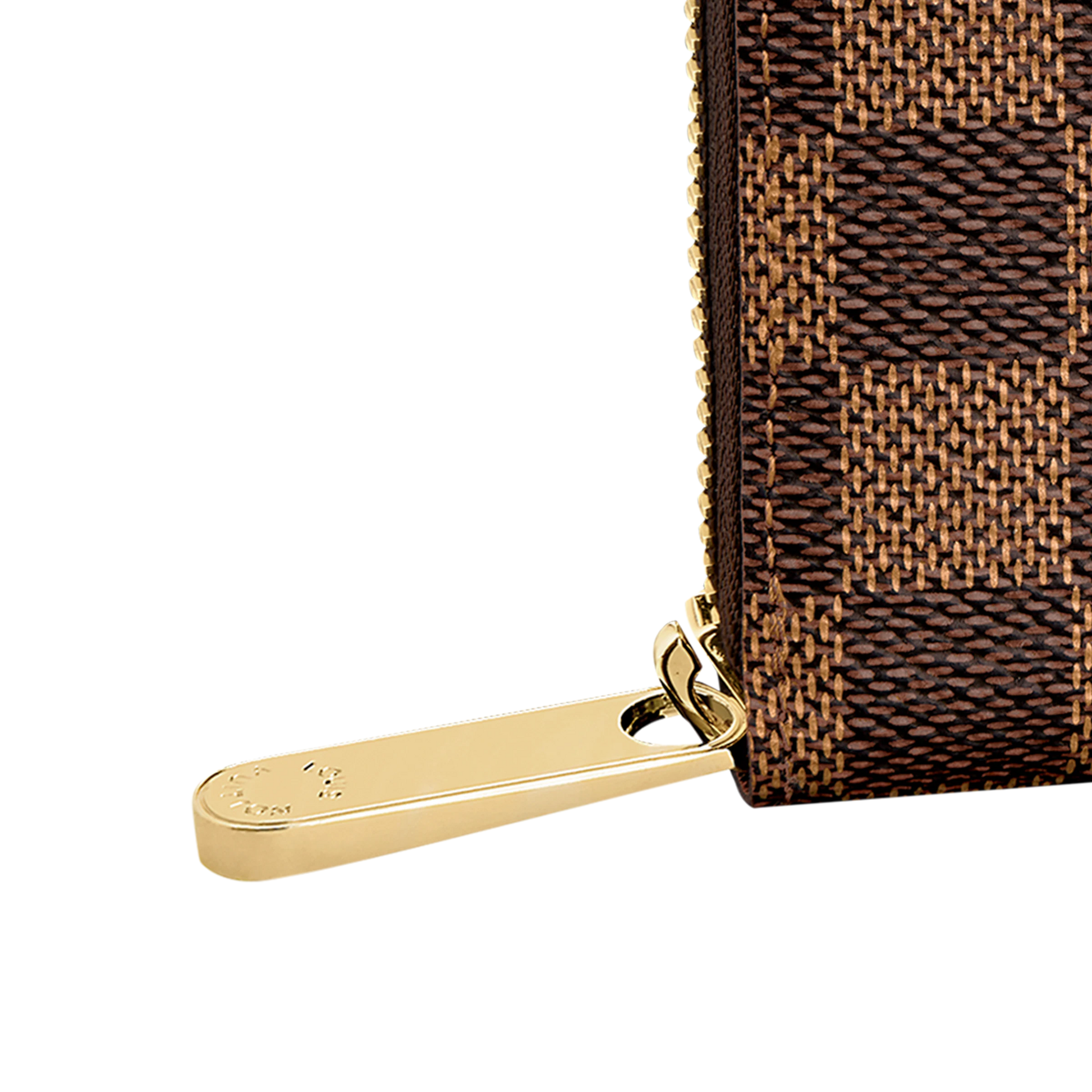 Louis Vuitton Damier Ebene Zippy Wallet - Brown
