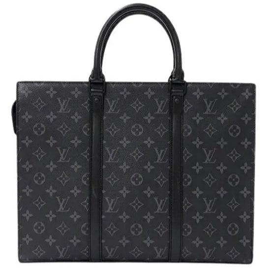 Louis Vuitton Monogram Eclipse Weekend Tote Bag - Black