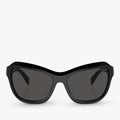 Prada PRA27-S Black Cats Eye Sunglasses