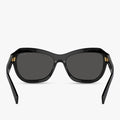 Prada PRA27-S Black Cats Eye Sunglasses