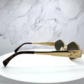 Celine CL40254 30N Triomphe Geometric Metal Gold Sunglasses