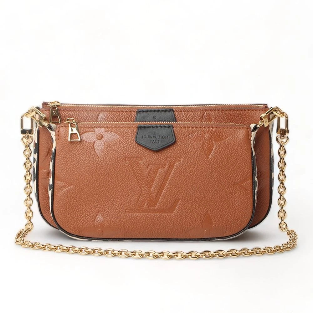 Louis Vuitton Wild At Heart Multi Pochette Accessoires Crossbody Bag - Caramel Brown