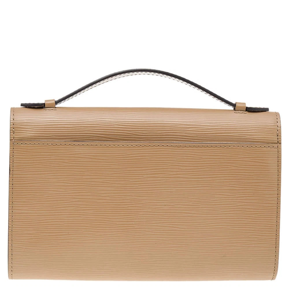 Louis Vuitton Dune Epi Leather Clery Pochette Bag - Beige
