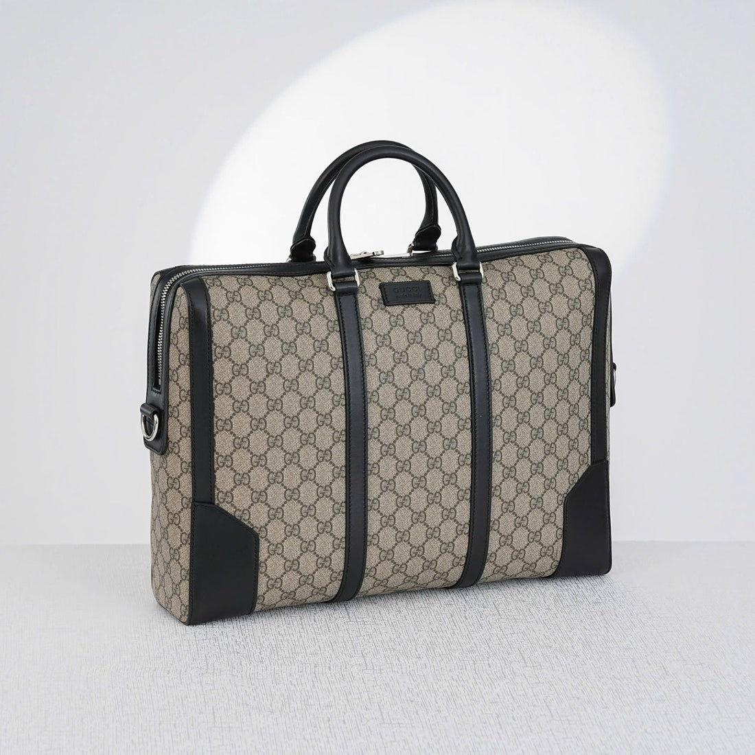 Gucci GG Medium Briefcase Bag - Beige